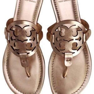 Tory Burch Rose Gold Miller Sandal